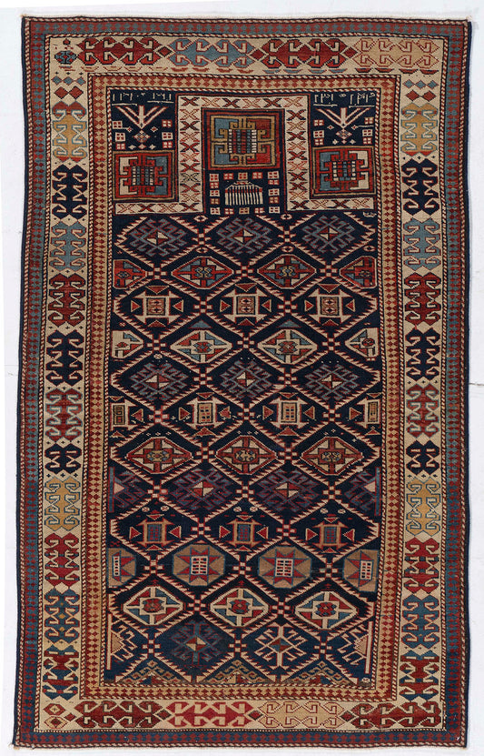 CU-1643 - Antique Caucasian Kuba Shirvan Rug