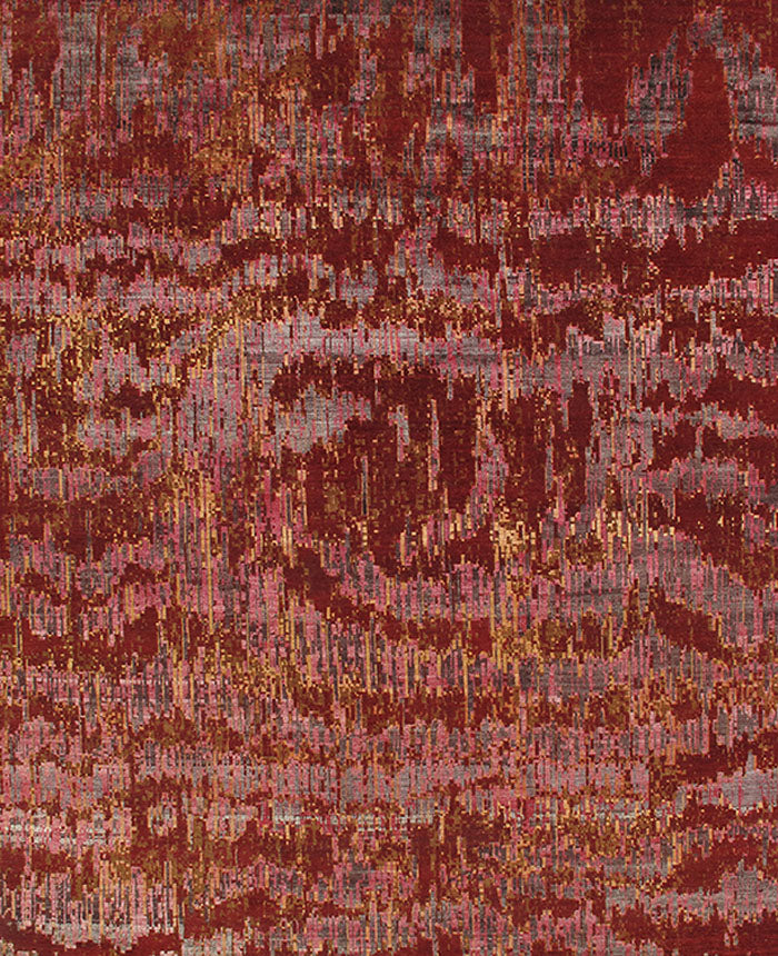 IC1001-VY25 - Viscose & Wool  Rug