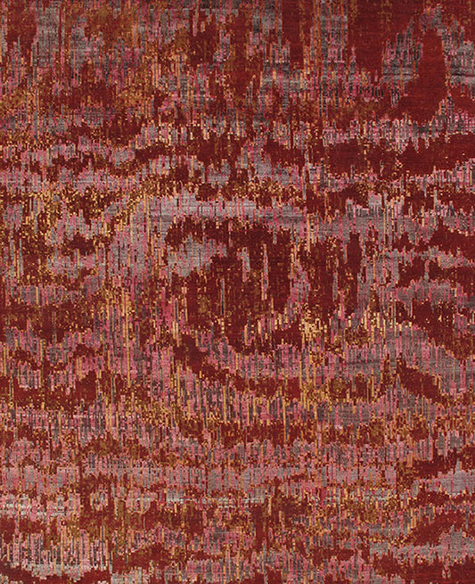 IC1001-VY25 - Viscose & Wool  Rug