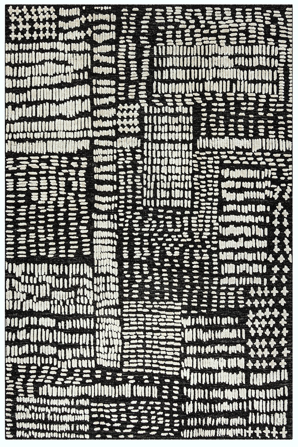 WAHO_IMAGE::n-7213 hi low luxe ivory-charcoal 2' x 3'.jpg