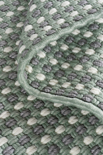 N-7543 - Lattice Green Gray White