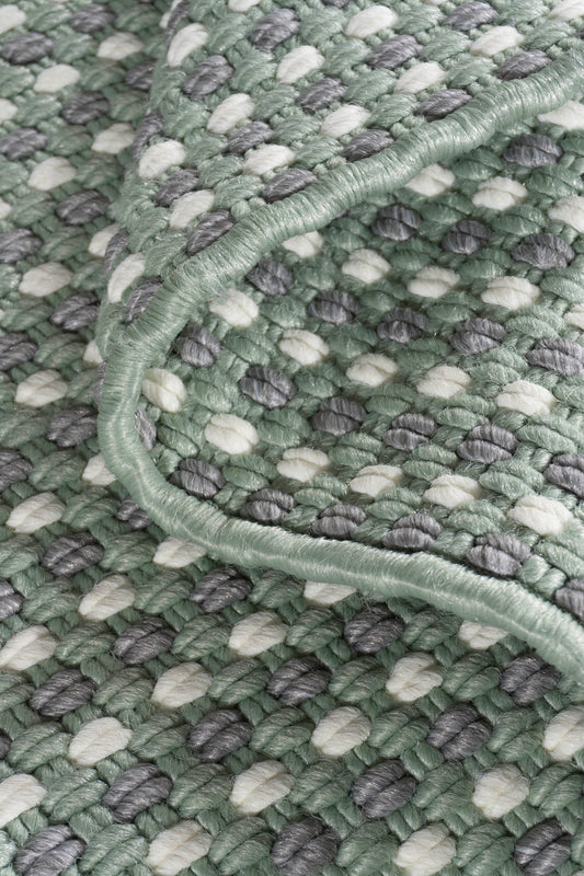 N-7543 - Lattice Green Gray White