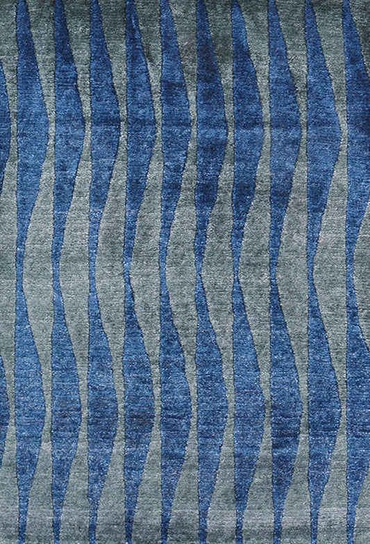 PT1043S - Bamboo Viscose & Wool Contemporary Rug