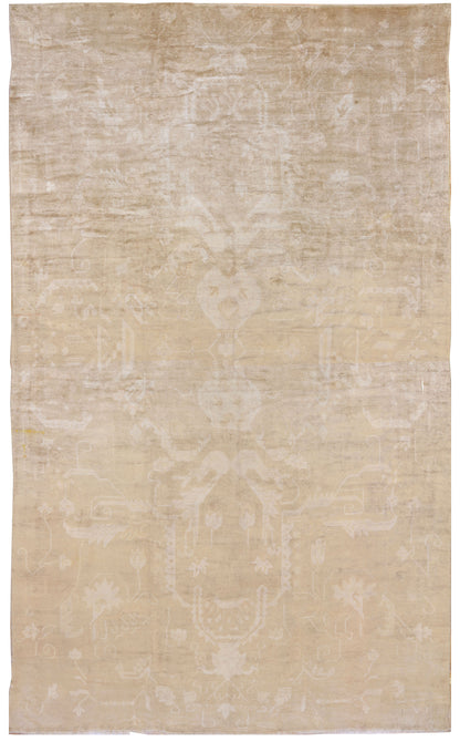 U-1086 - Antique Subdued Turkish Oushak Rug