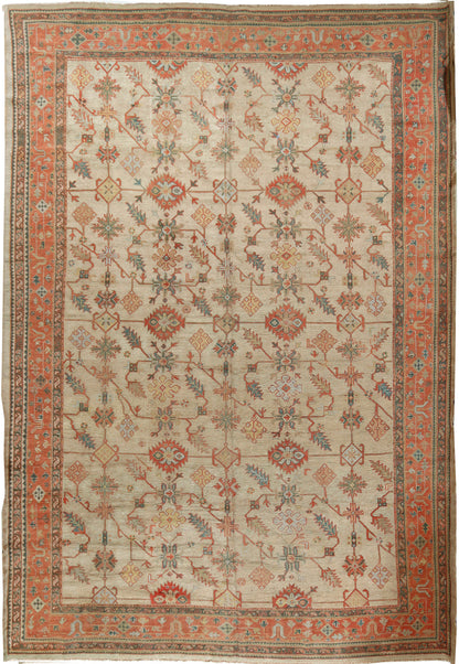 U-1171 - Oversize Antique Turkish Oushak Rug