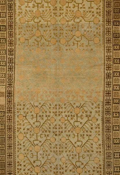 U-1356 - Antique Subdued Khotan Gallery Size Rug