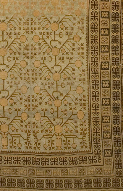 U-1356 - Antique Subdued Khotan Gallery Size Rug