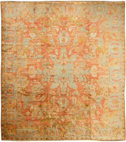 U-1584 - Antique Turkish Angora Oushak Rug