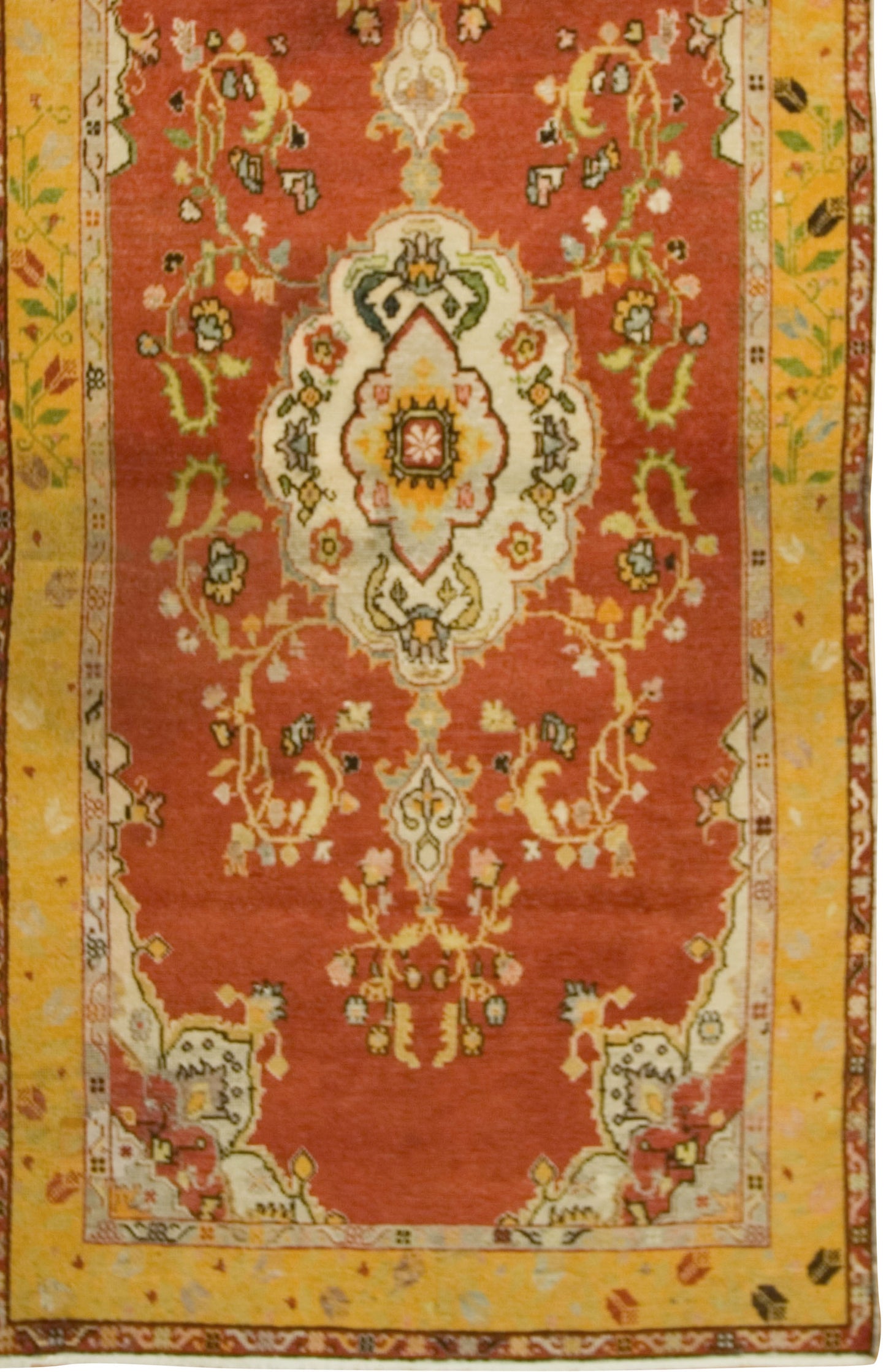 U-1944 - Antique Oushak Gallery Size Rug