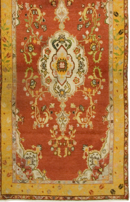 U-1944 - Antique Oushak Gallery Size Rug