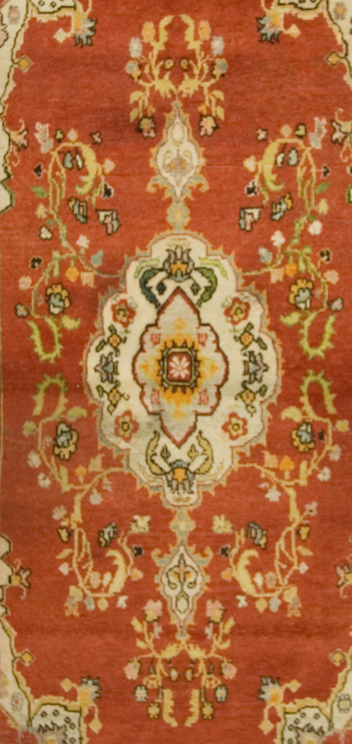U-1944 - Antique Oushak Gallery Size Rug