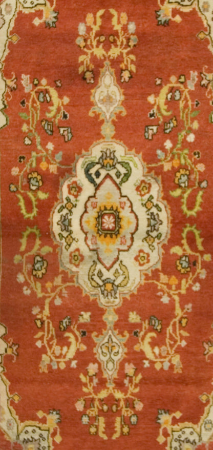 U-1944 - Antique Oushak Gallery Size Rug