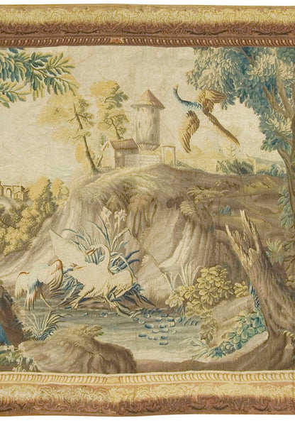 U-2111 - French Landscape Tapestry probably Beauvais