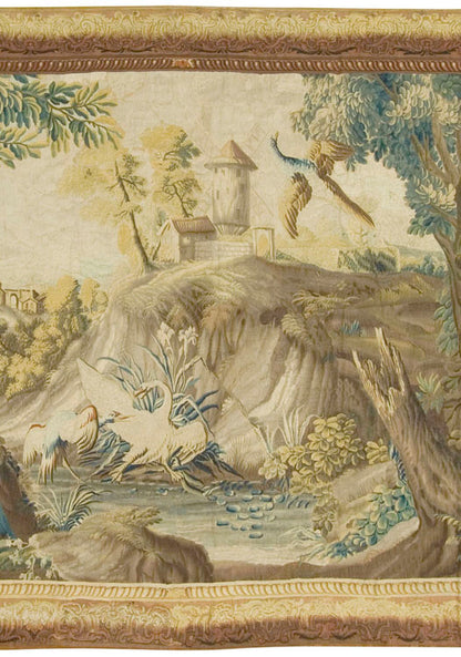 U-2111 - French Landscape Tapestry probably Beauvais