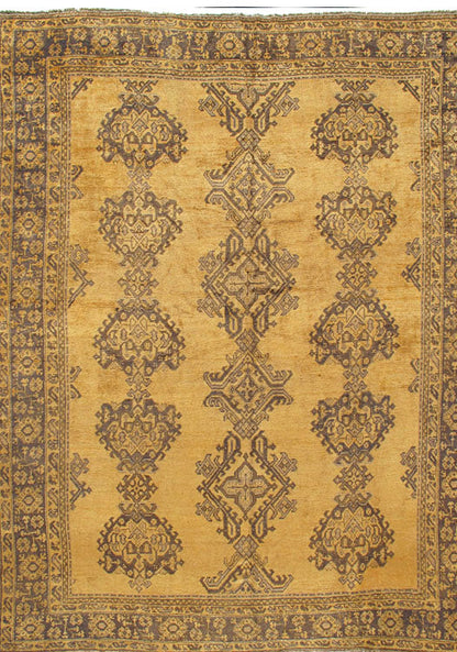 U-2632 - Antique Turkish Oushak Rug