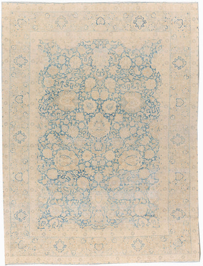 U-3195 - Antique Subdued Distressed Persian Kerman Rug