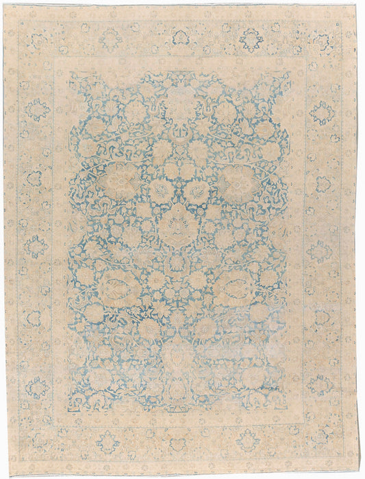 U-3195 - Antique Subdued Distressed Persian Kerman Rug