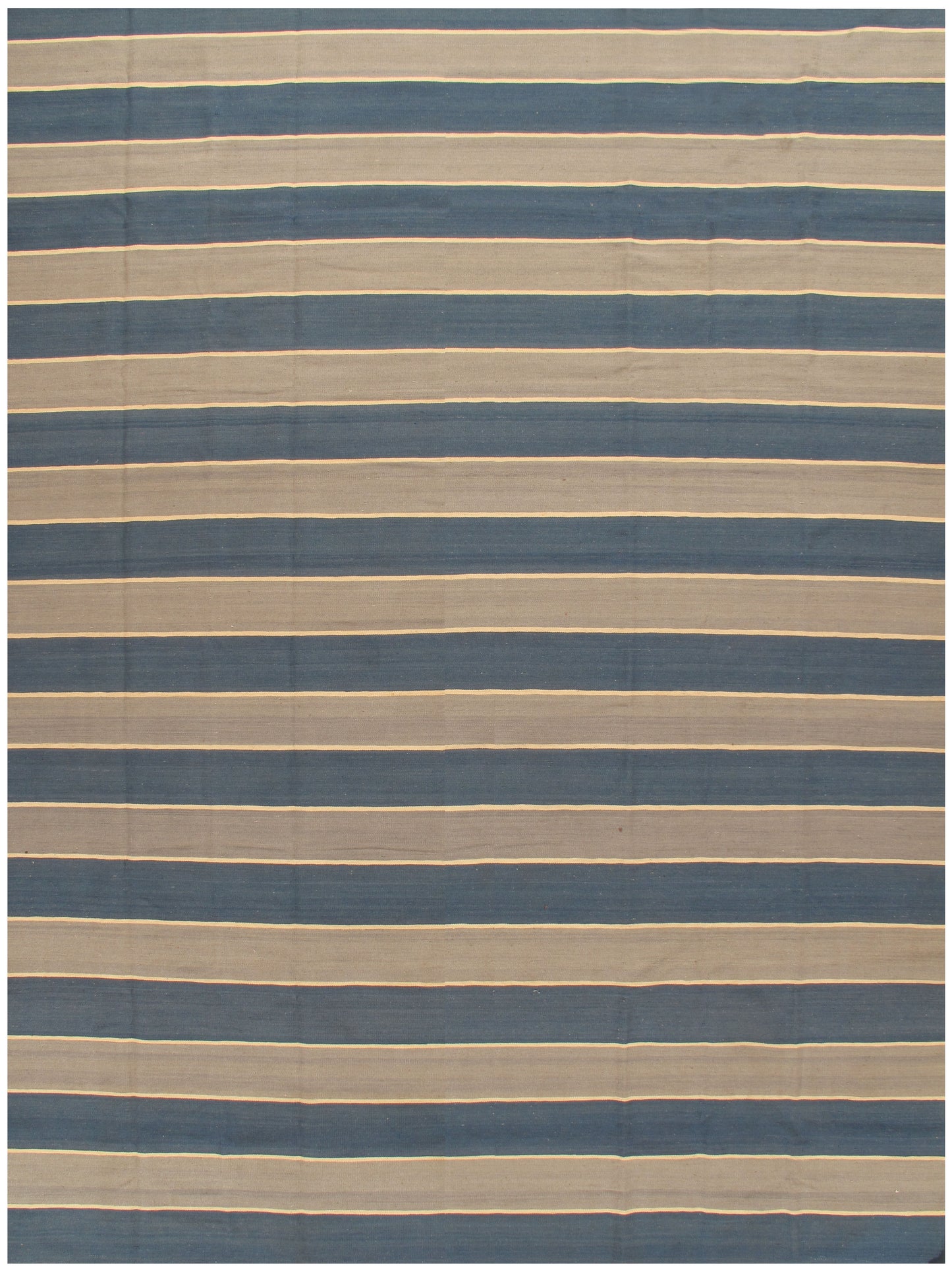 N-3556 - Kilim Blue Hand Woven Rug