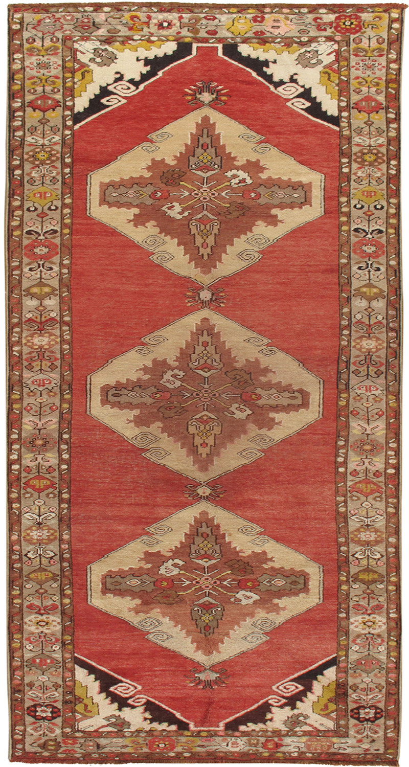 WAHO_IMAGE::u-3732 vintage turkish oushak runner rug 3'6 x 11'.jpg
