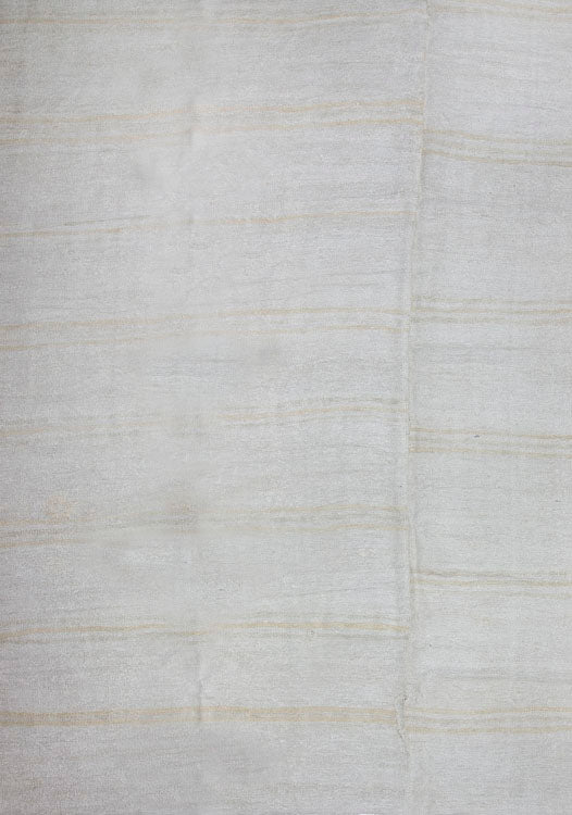 U-3748 - Vintage Turkish Flat Weave Hemp Rug