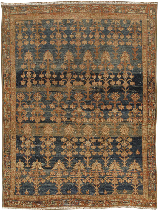 U-3763 - Antique Lightly Distressed Malayer Rug