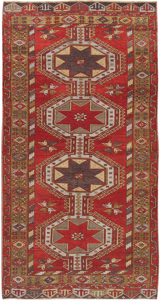 WAHO_IMAGE::u-3785 vintage turkish oushak rug runner 4'11 x 12'10.jpg