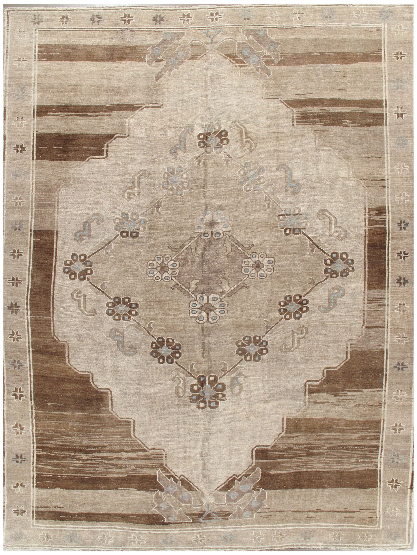 U-3848 - Vintage Turkish Kars Rug