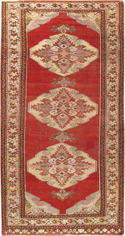WAHO_IMAGE::u-3868 lightly distressed turkish oushak rug 3'7 x 10'8.jpg