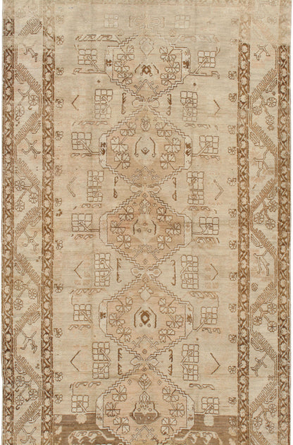 U-3889 - Vintage Subdued Turkish Oushak Rug