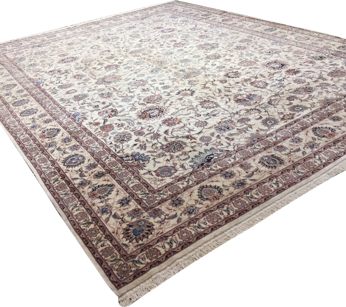 U-4089 - Vintage Persian Tabriz Rug