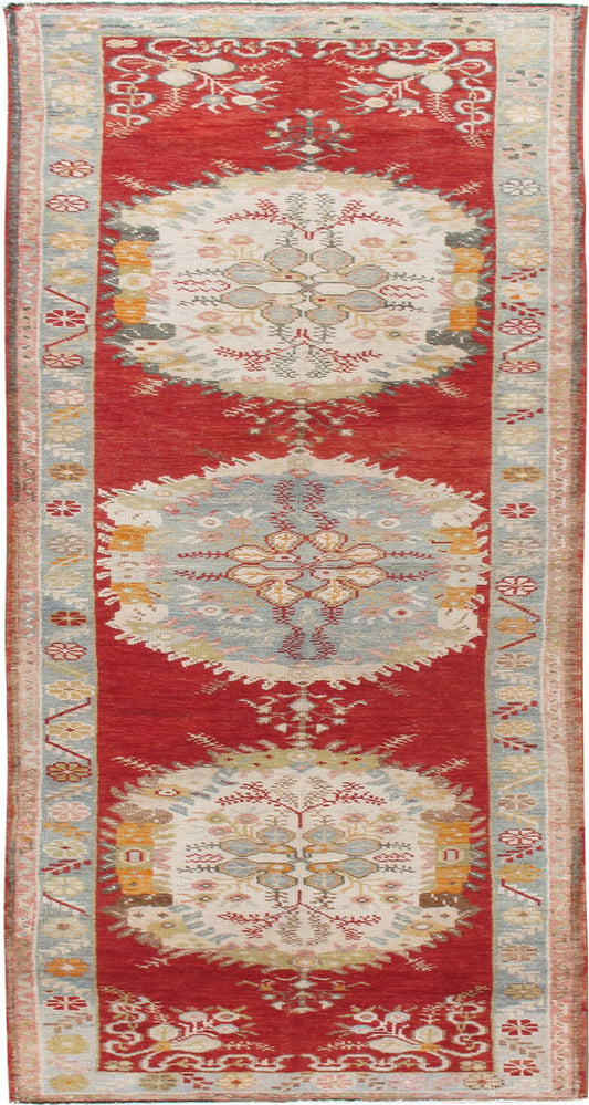 WAHO_IMAGE::u-4569 vintage turkish oushak runner rug 2'11 x 11'5.jpg