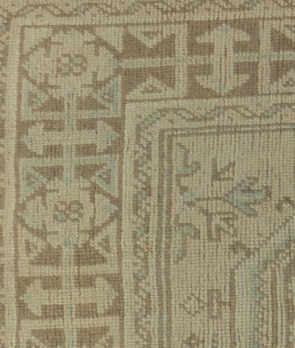 U-4907 - Vintage Subdued Turkish Oushak Runner