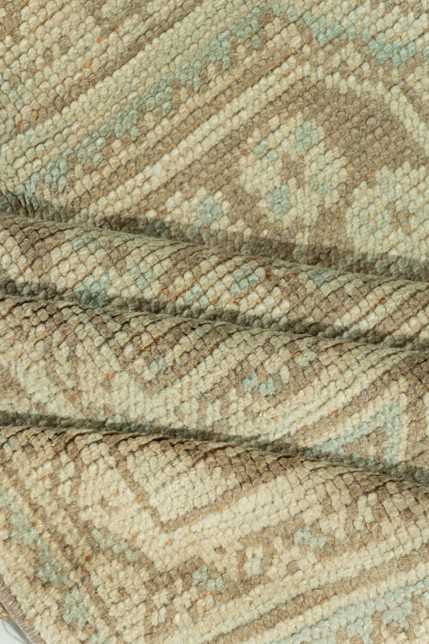 U-4907 - Vintage Subdued Turkish Oushak Runner