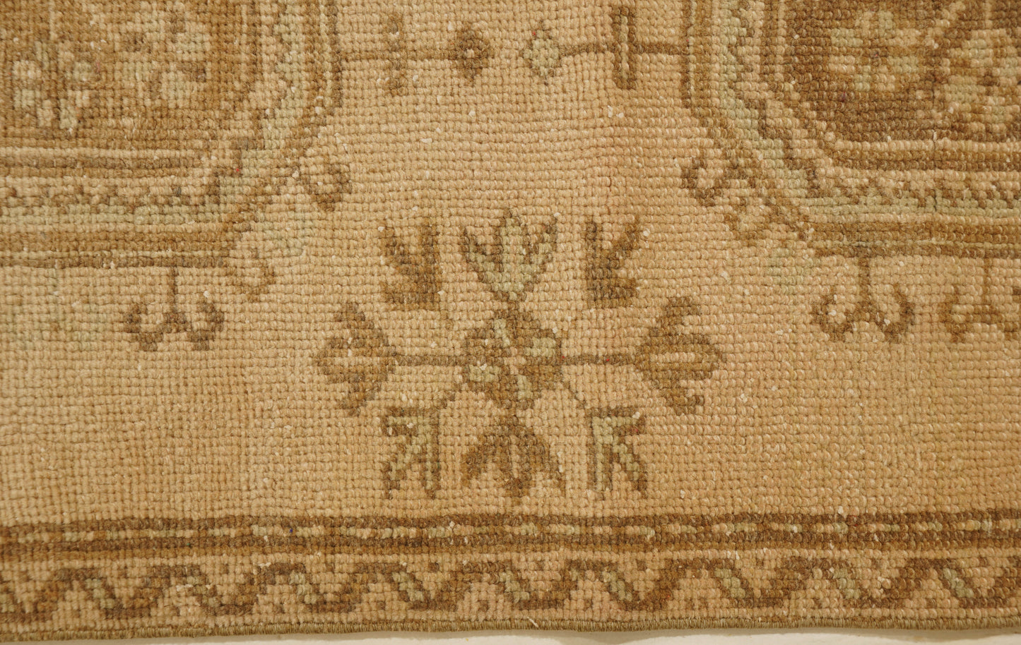 U-4908 - Vintage Subdued Turkish Oushak Runner