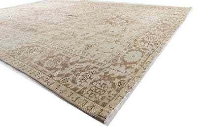 U-5067 - Vintage Subdued Persian Heriz Rug