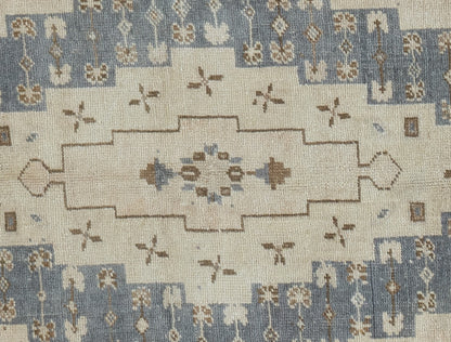 U-5094 - Vintage Subdued Turkish Oushak Rug