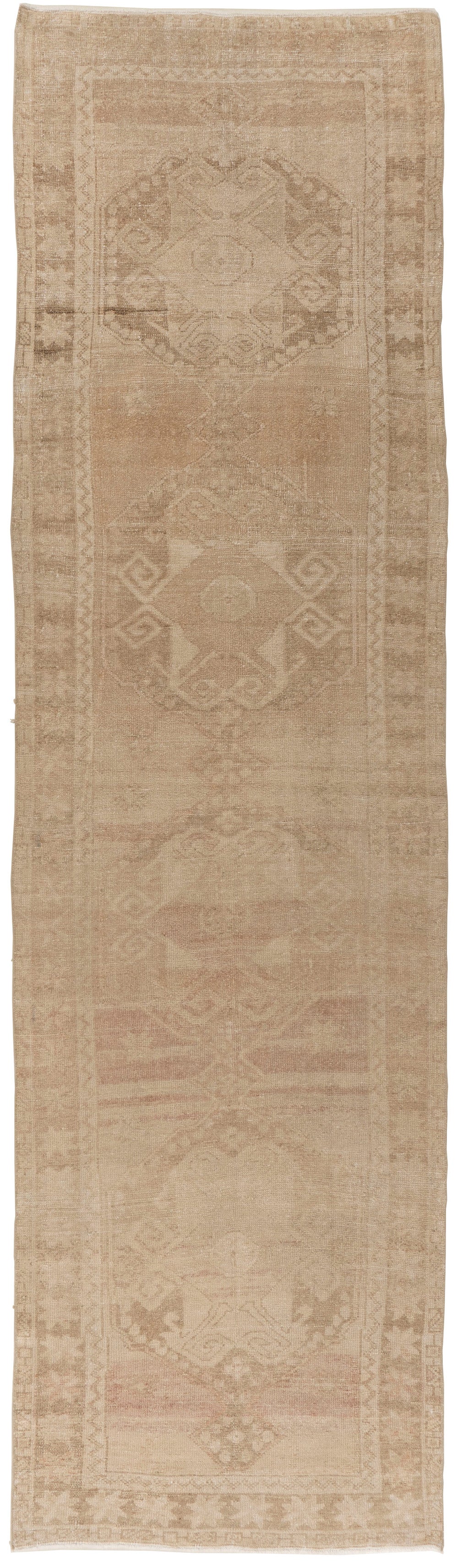 U-5292 - Vintage Turkish Oushak Runner