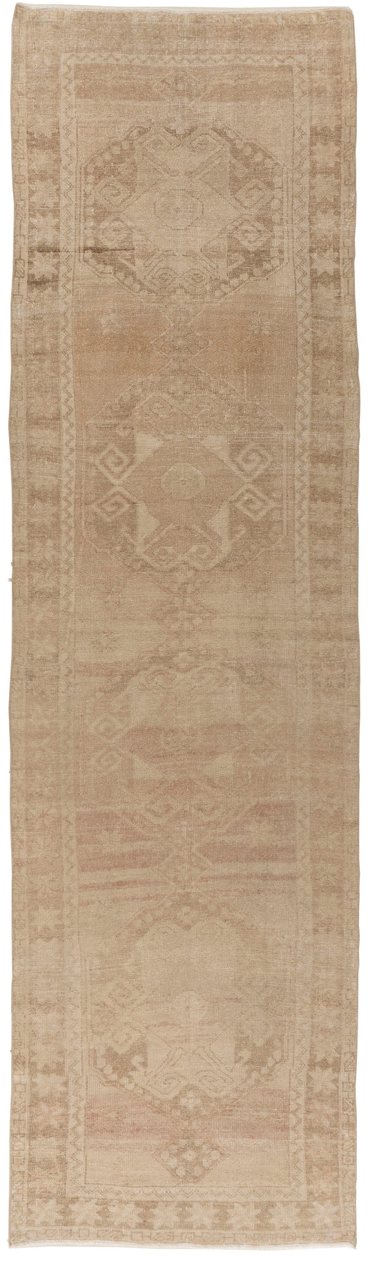 U-5292 - Vintage Turkish Oushak Runner