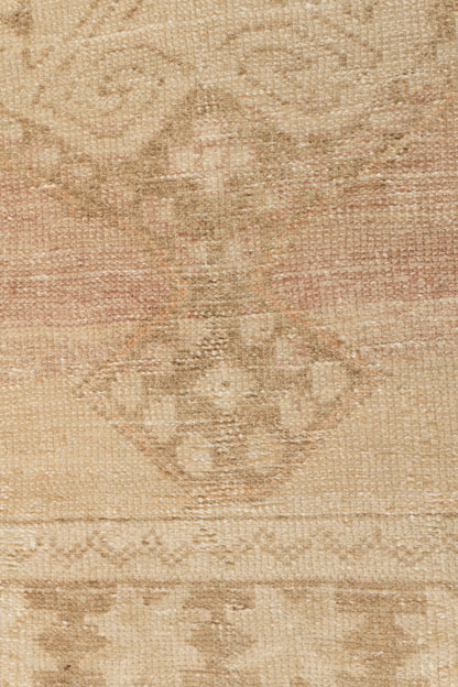 U-5292 - Vintage Turkish Oushak Runner
