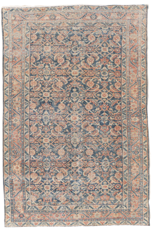 U-5322-U-3189 - Antique Persian Mahal Rug