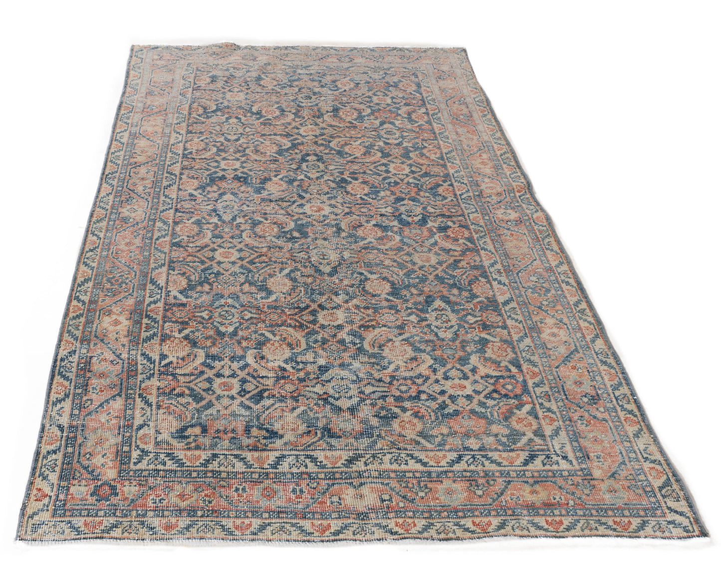 U-5322-U-3189 - Antique Persian Mahal Rug
