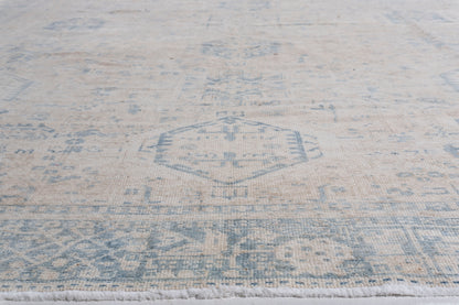 U-5369 - Antique Persian Subdued Heriz Rug