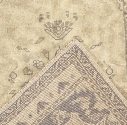 WAHO_IMAGE::y4396-vintage-circa-1950-tan-turkish-yastik-hand-woven-wool-rug-1.10x3.10-18968.jpg