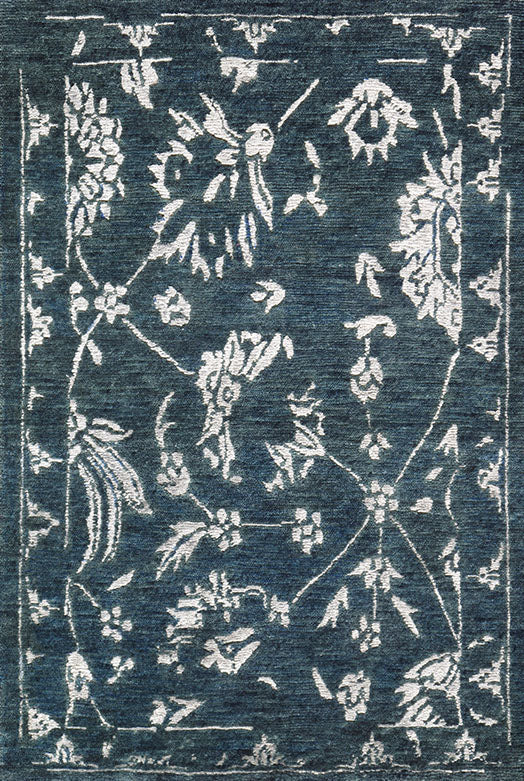 ZA1002S - Bamboo Viscose & Wool Contemporary Rug