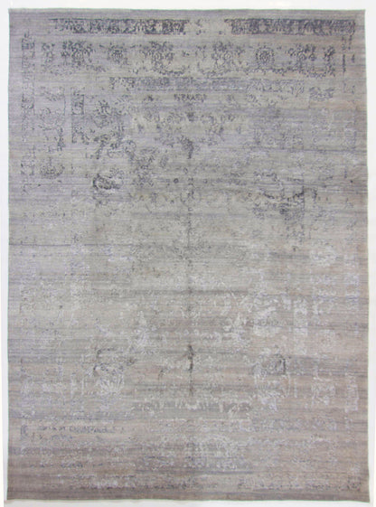 ZA1004A-CROWN25 - Bamboo Viscose & Wool Contemporary Rug