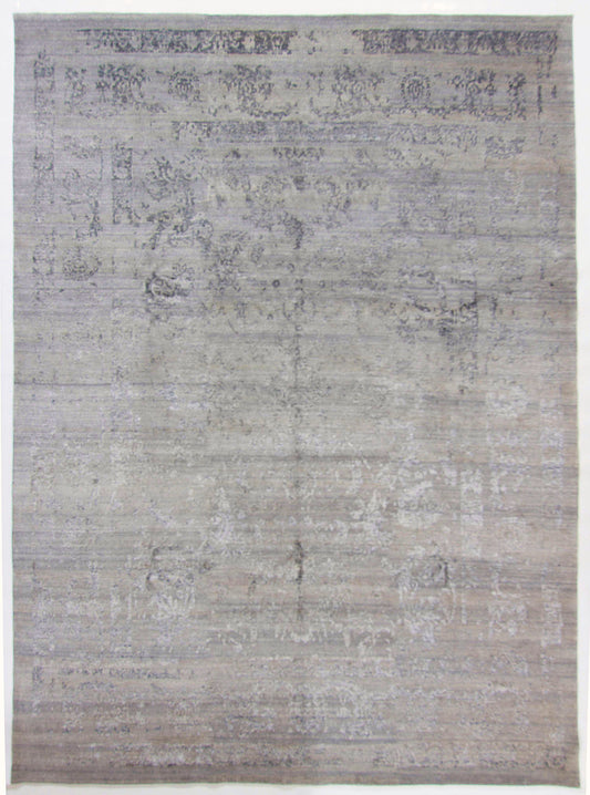 ZA1004A-CROWN25 - Bamboo Viscose & Wool Contemporary Rug
