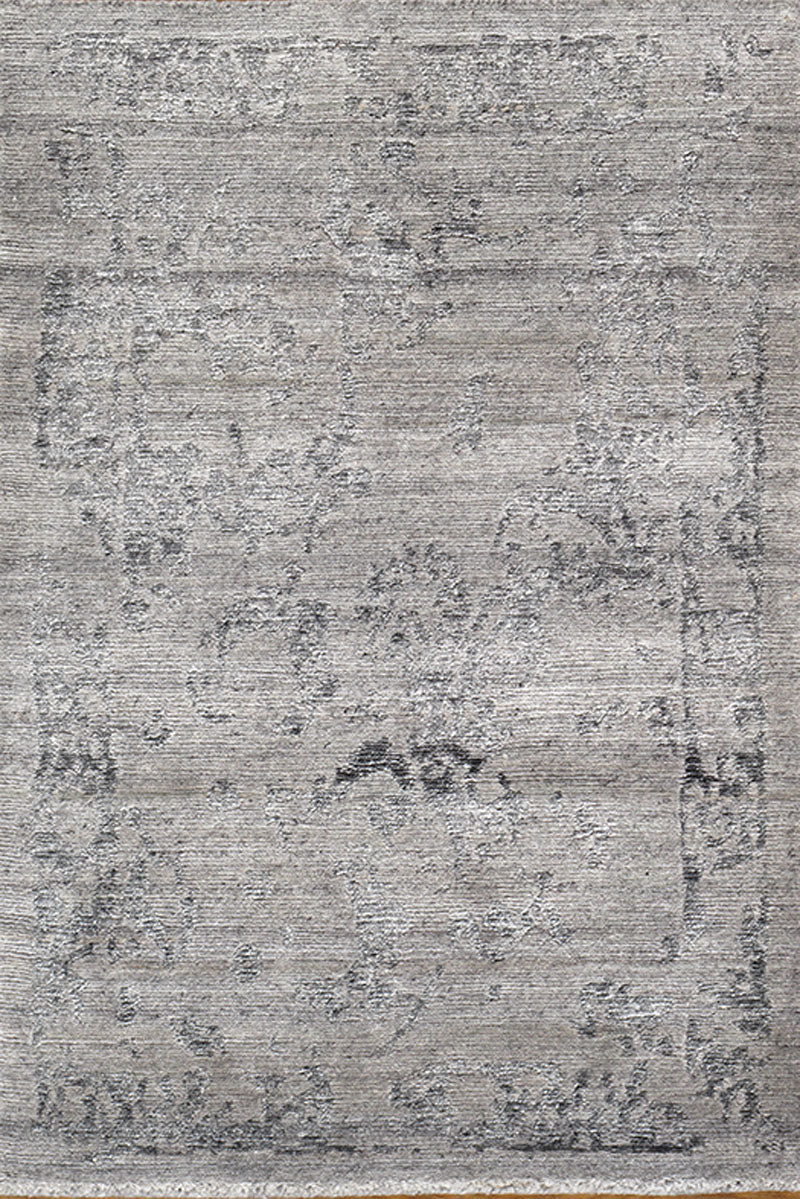ZA1004S-CROWN24 - Bamboo Viscose & Wool Contemporary Rug