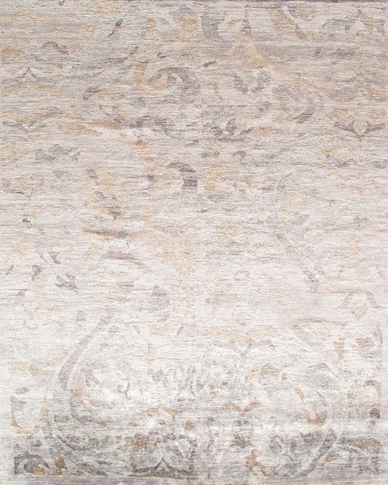 ZA1011-DECOR12 - Bamboo Viscose & Wool Contemporary Rug