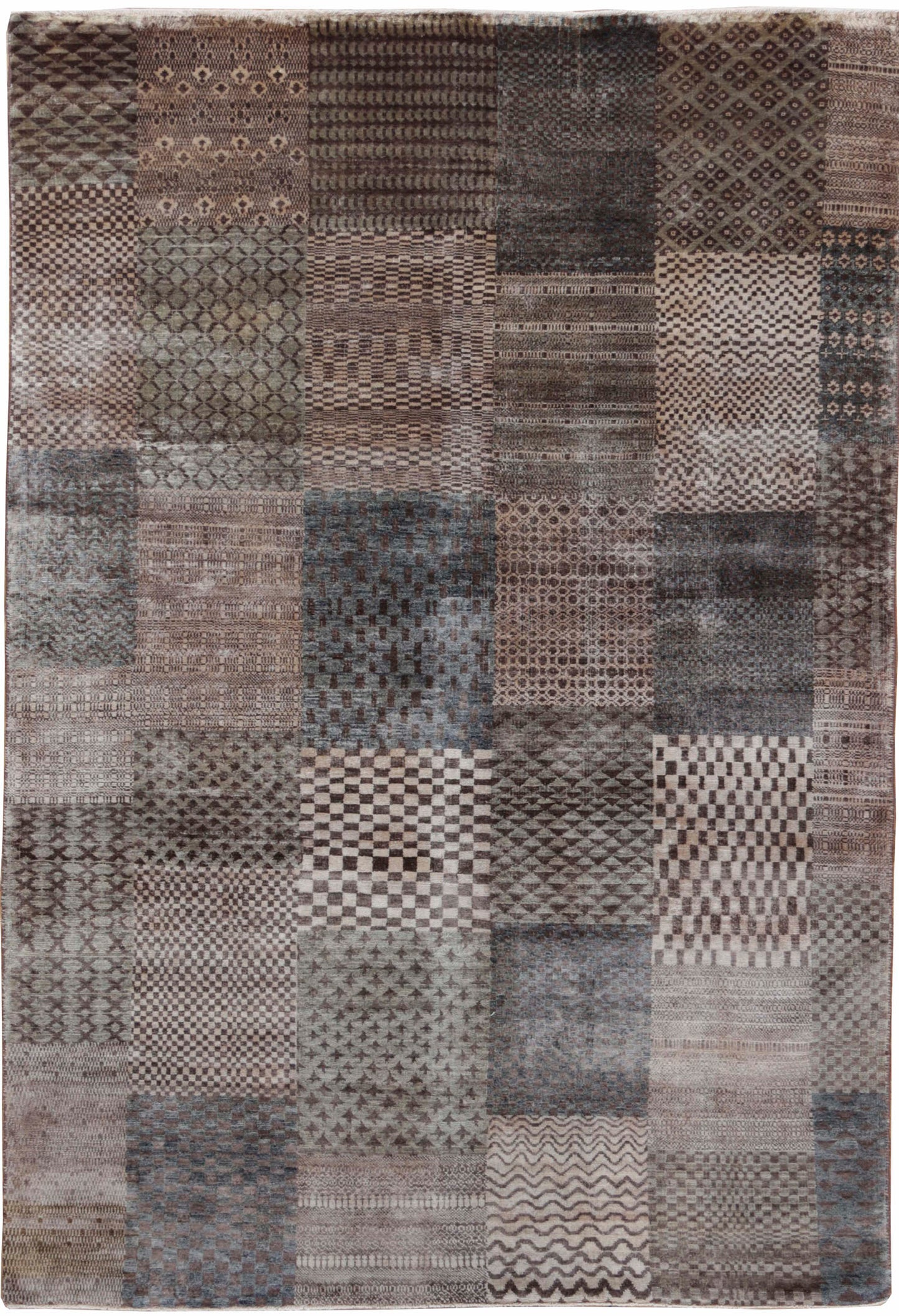 ZA1015 - Checkerboard Contemporary Rug