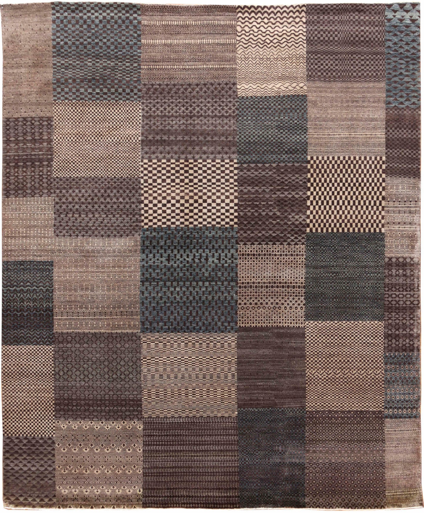 ZA1015A - Checkerboard Contemporary Rug